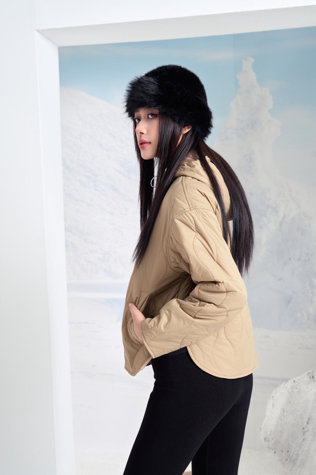 Áo Jacket nữ 3 lớp 251JWS3045/FY2505