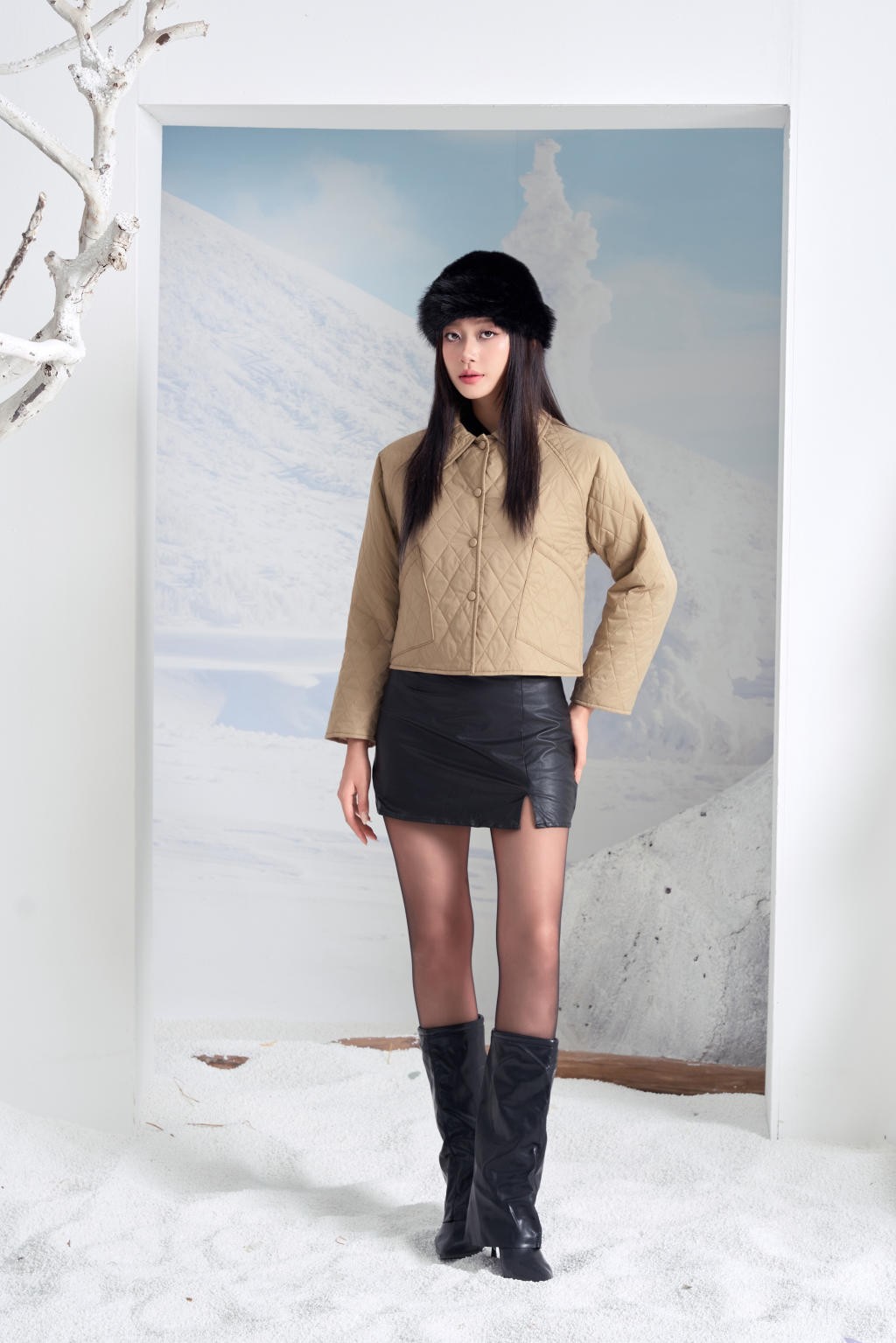 Áo Jacket nữ 3 lớp 251JWS3044/FY2505