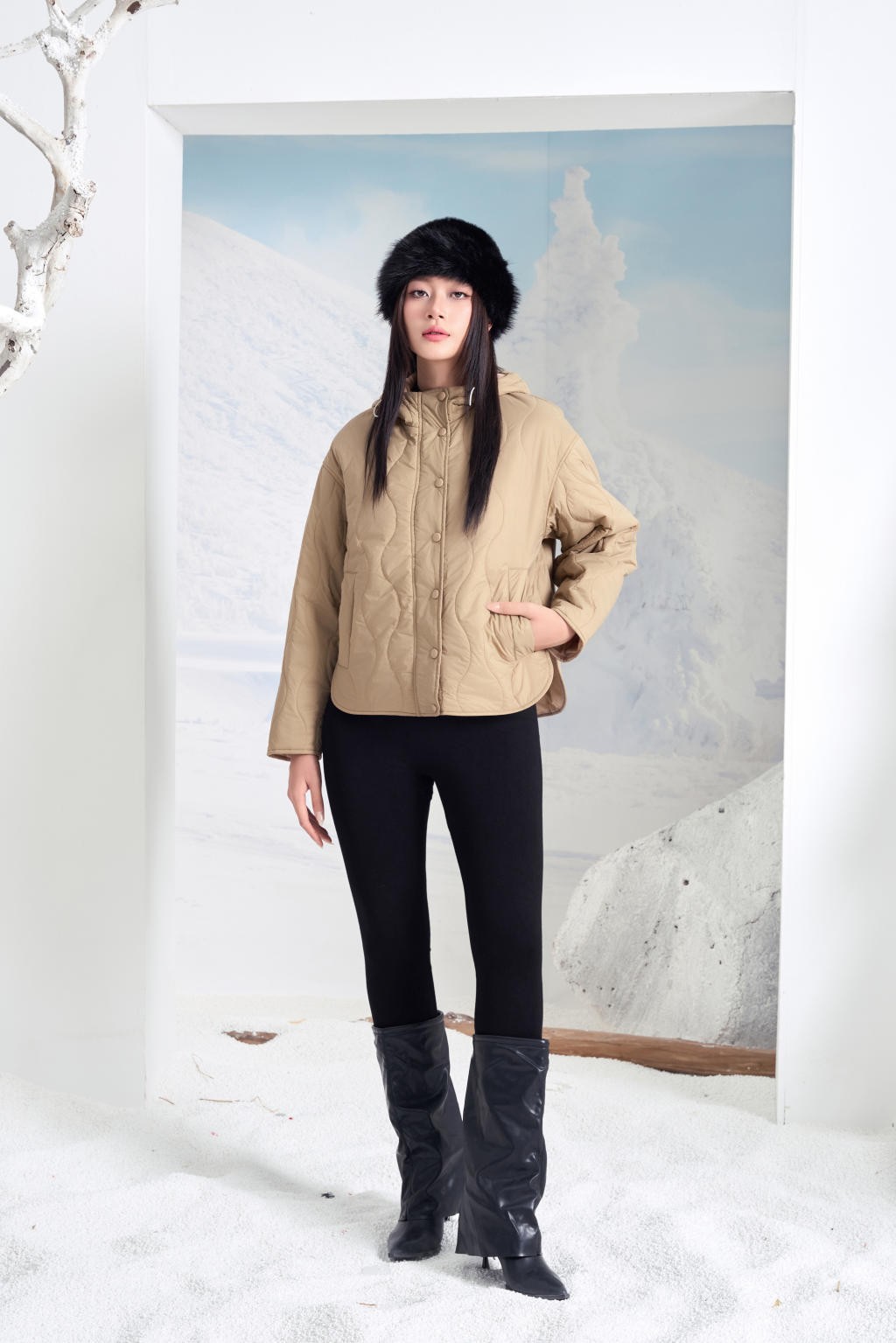 Áo Jacket nữ 3 lớp 251JWS3045/FY2505