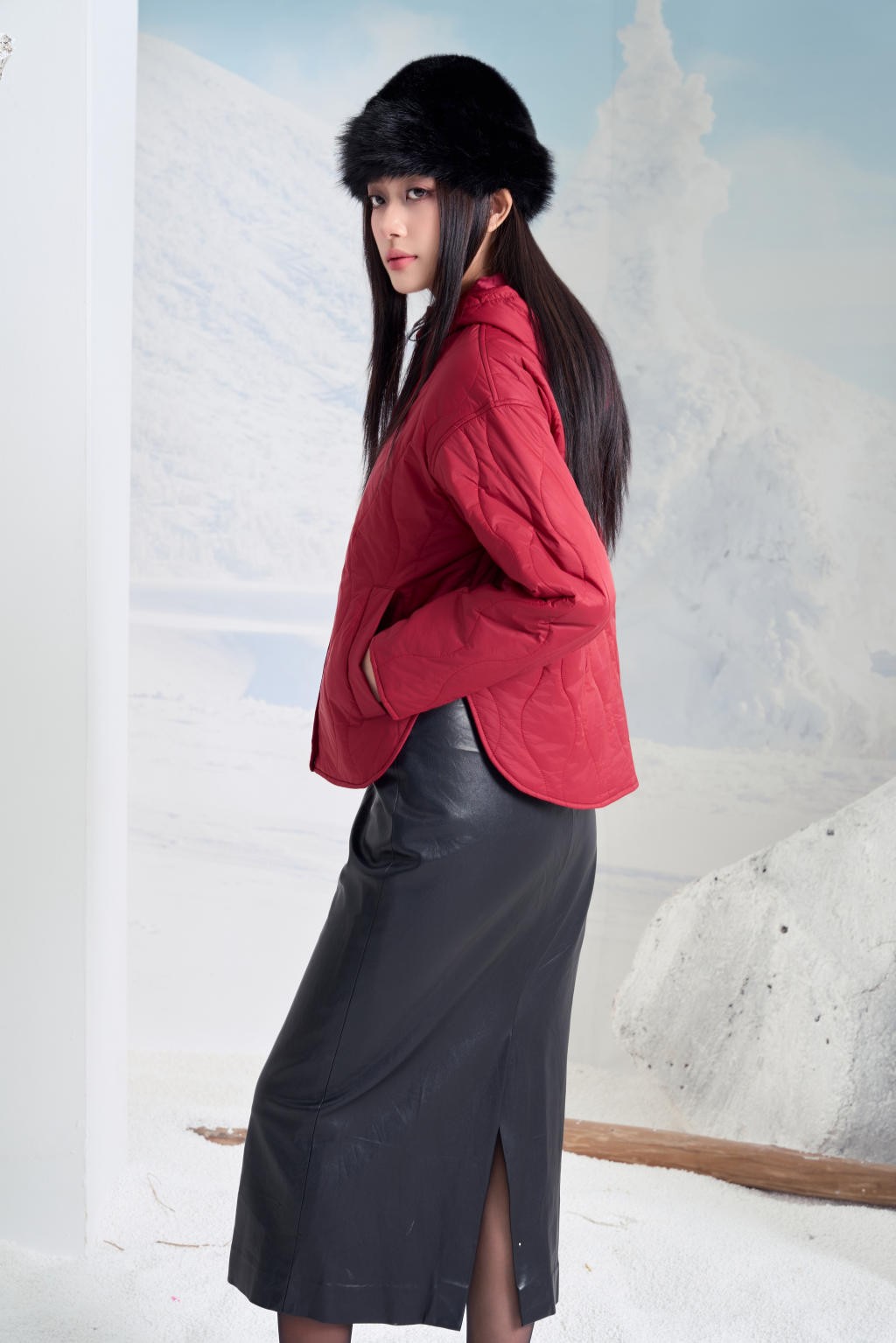 Áo Jacket nữ 3 lớp 251JWS3045/FY2505