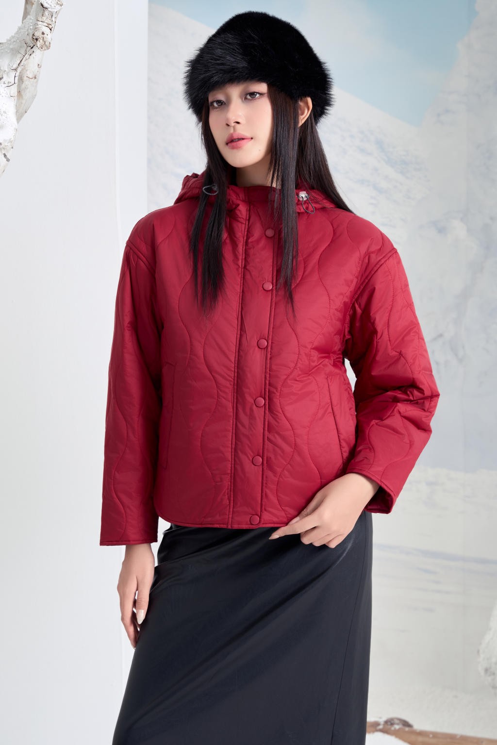 Áo Jacket nữ 3 lớp 251JWS3045/FY2505