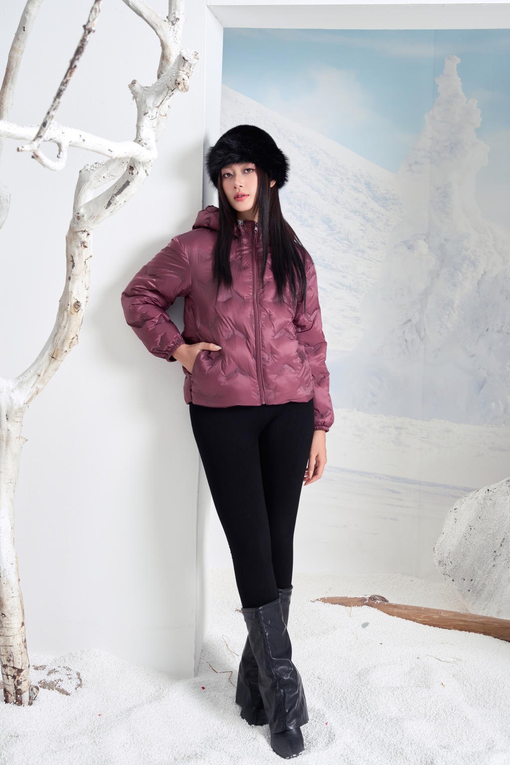 Áo Jacket nữ 3 lớp 251JWS3028/FY2504