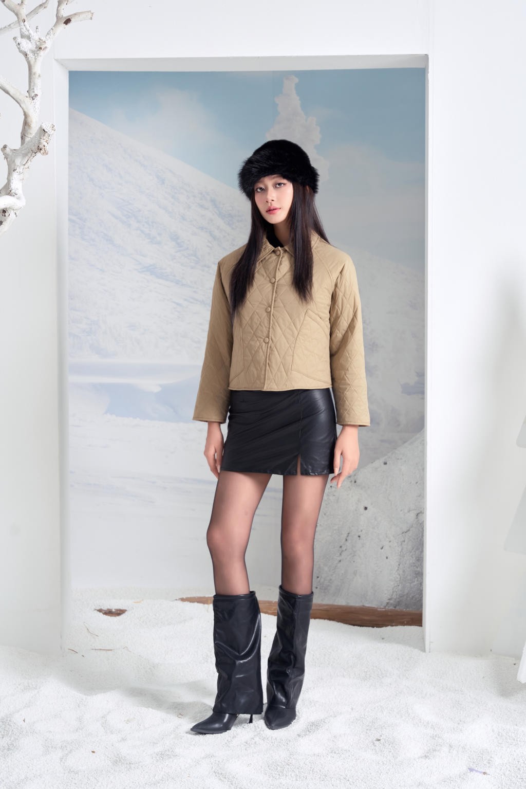 Áo Jacket nữ 3 lớp 251JWS3044/FY2505
