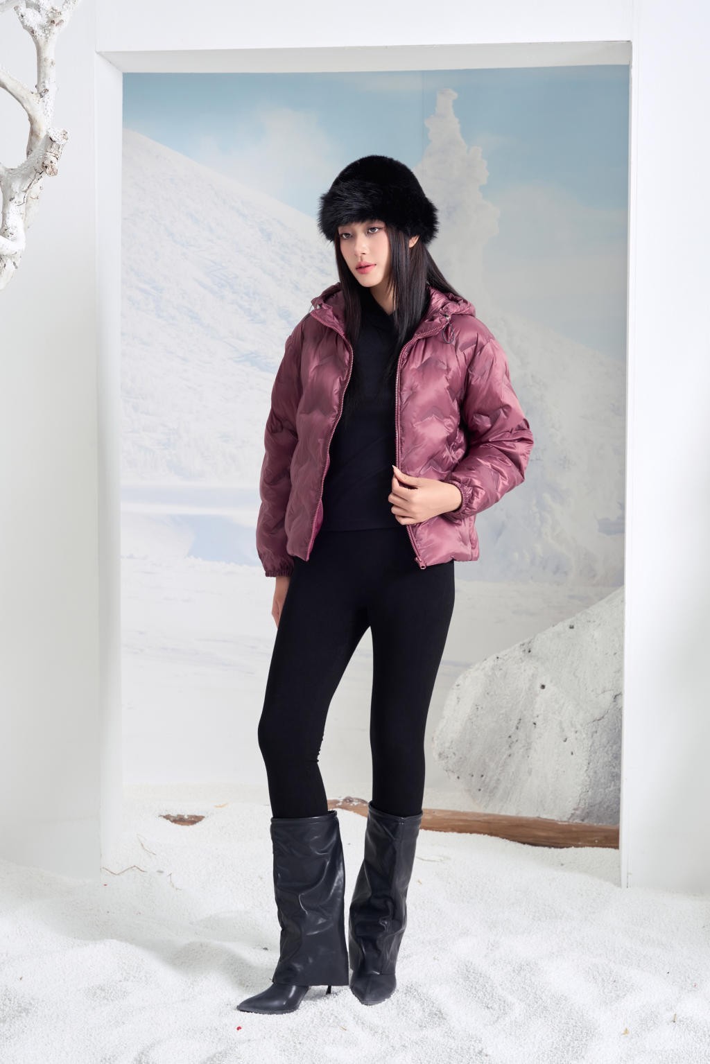 Áo Jacket nữ 3 lớp 251JWS3028/FY2504