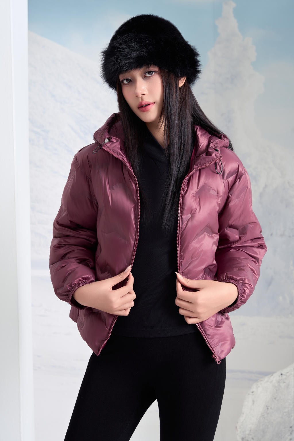 Áo Jacket nữ 3 lớp 251JWS3028/FY2504