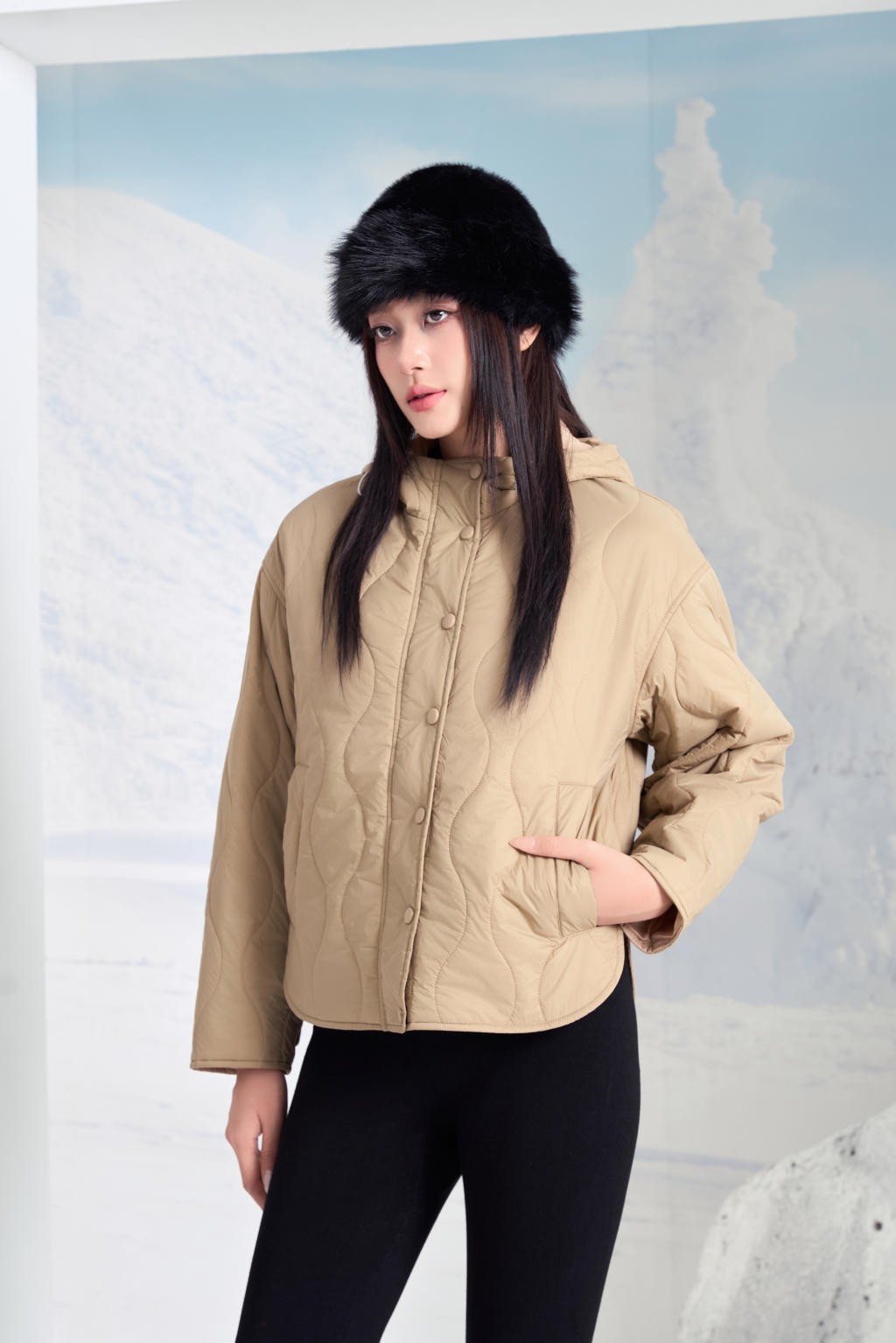 Áo Jacket nữ 3 lớp 251JWS3045/FY2505