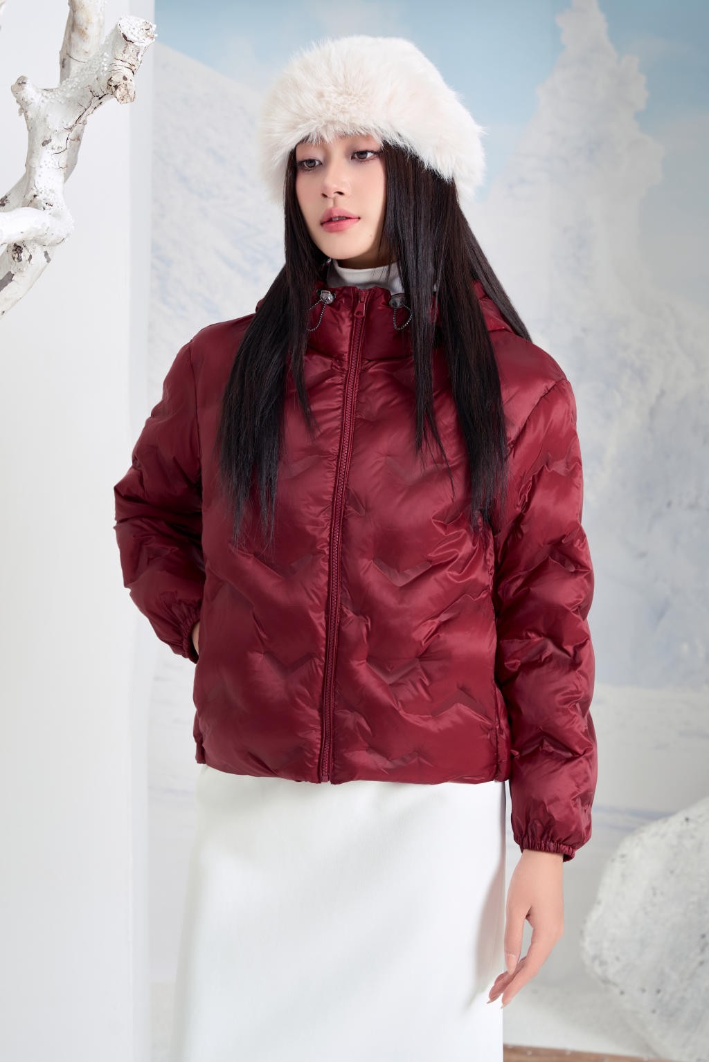 Áo Jacket nữ 3 lớp 251JWS3028/FY2504