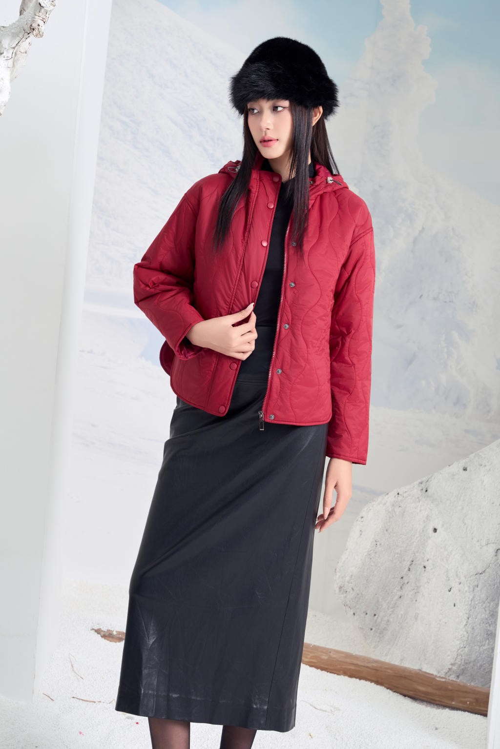 Áo Jacket nữ 3 lớp 251JWS3045/FY2505