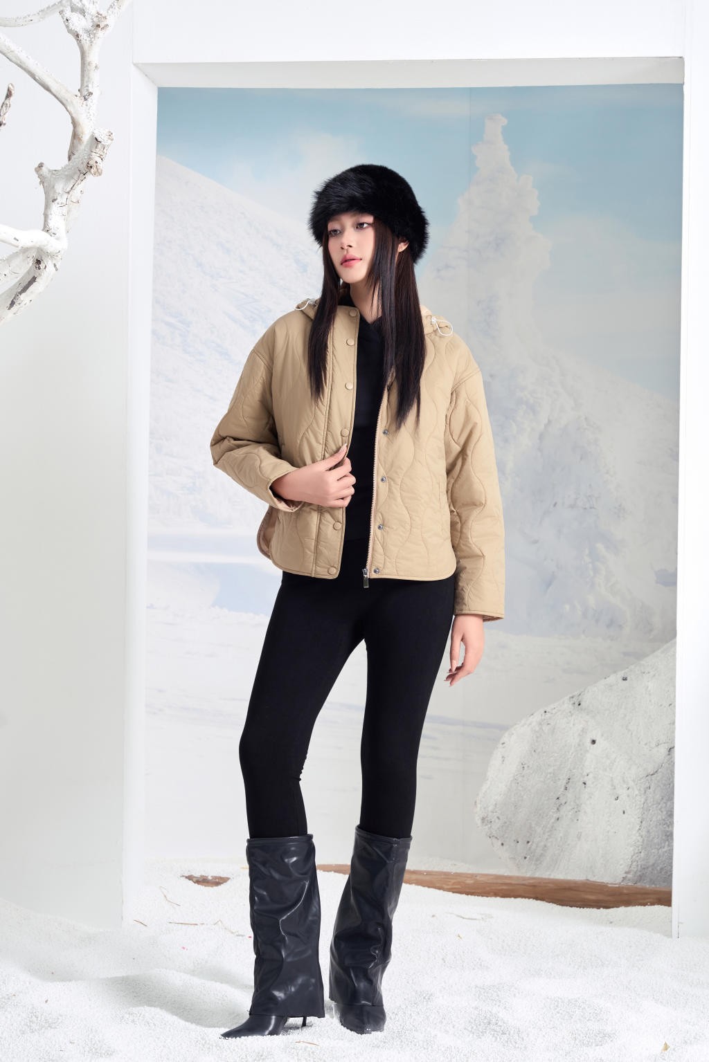Áo Jacket nữ 3 lớp 251JWS3045/FY2505