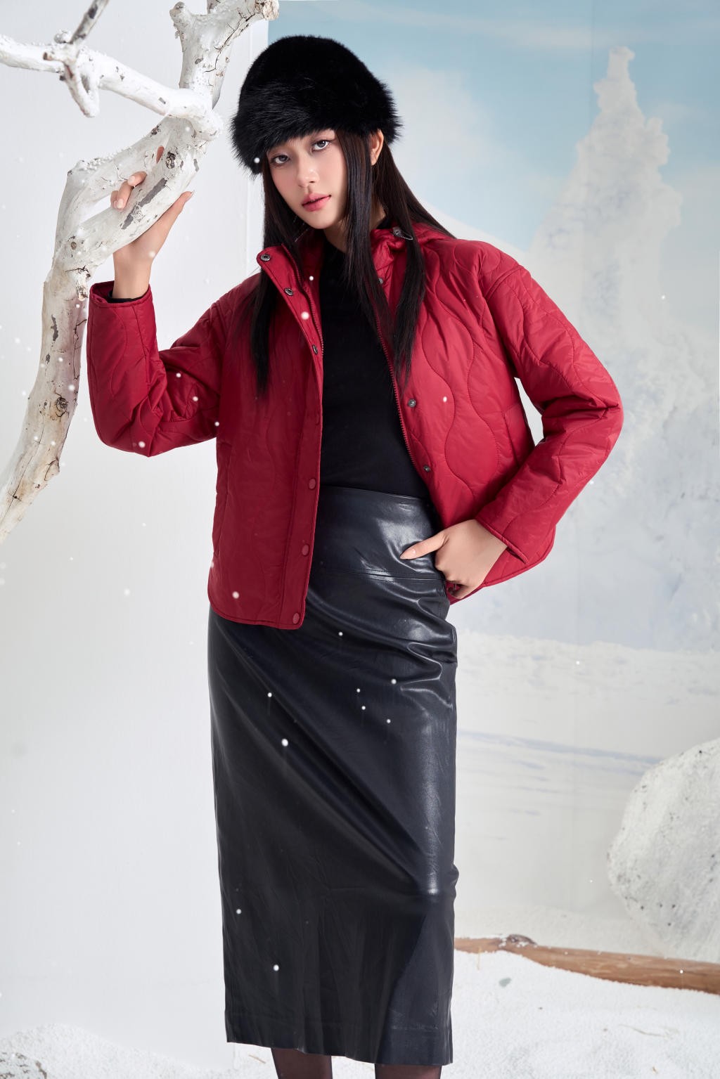 Áo Jacket nữ 3 lớp 251JWS3045/FY2505