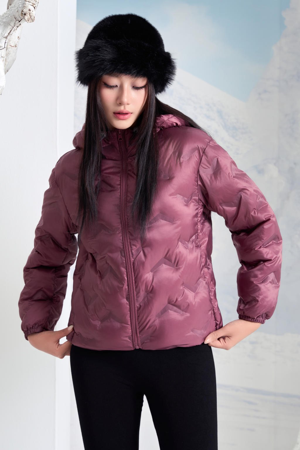 Áo Jacket nữ 3 lớp 251JWS3028/FY2504