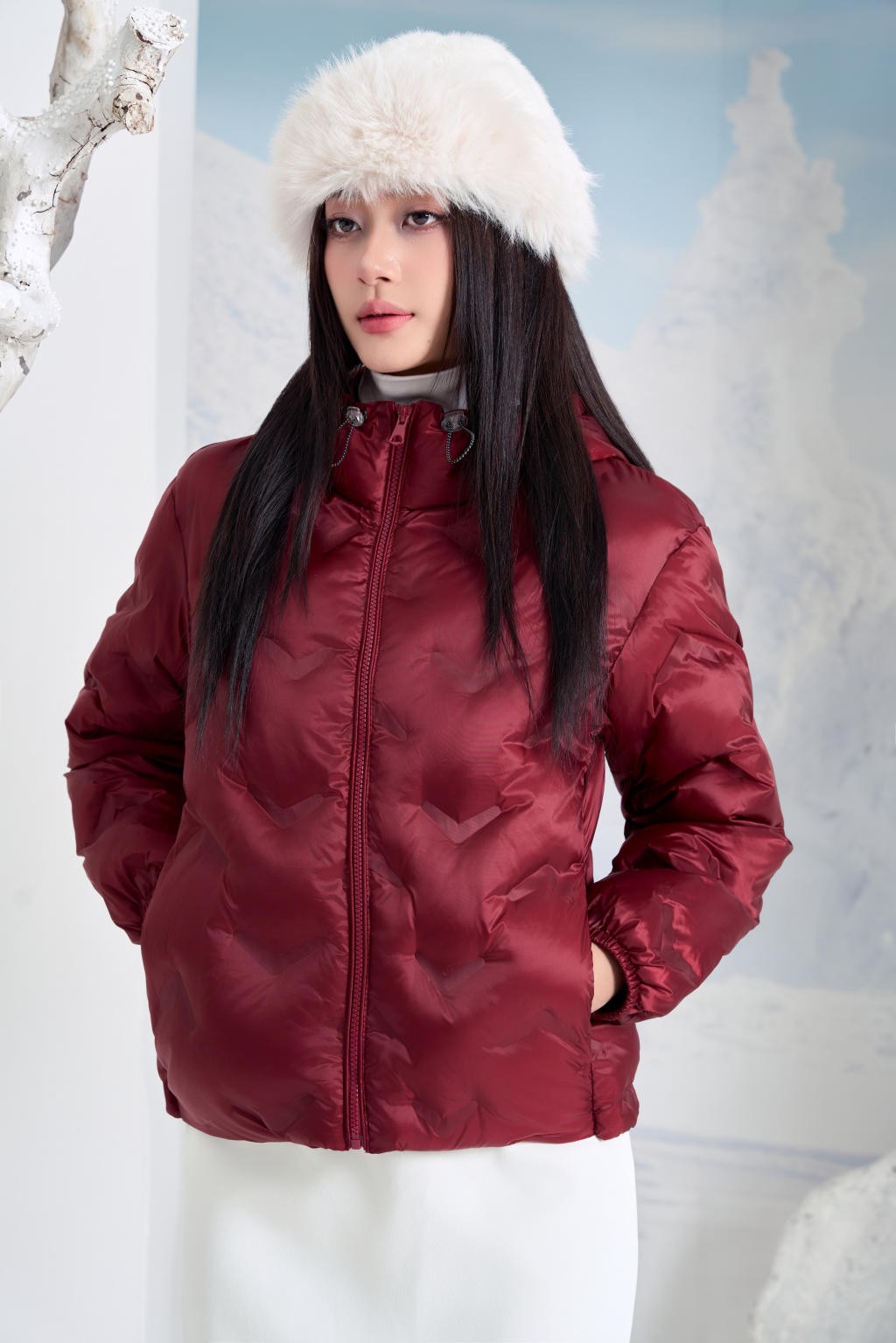 Áo Jacket nữ 3 lớp 251JWS3028/FY2504