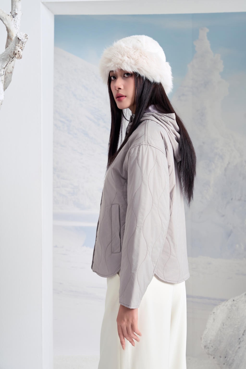 Áo Jacket nữ 3 lớp 251JWS3045/FY2505