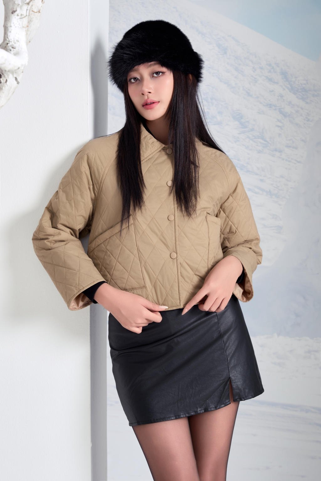 Áo Jacket nữ 3 lớp 251JWS3044/FY2505