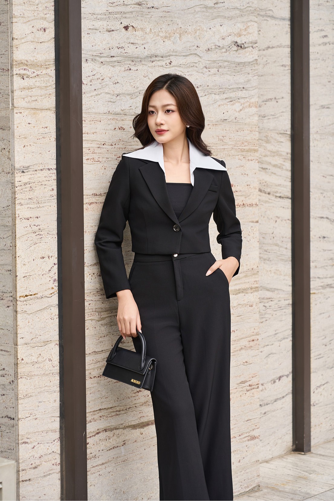 Áo khoác ngắn nữ 25HF6895162/SP2511