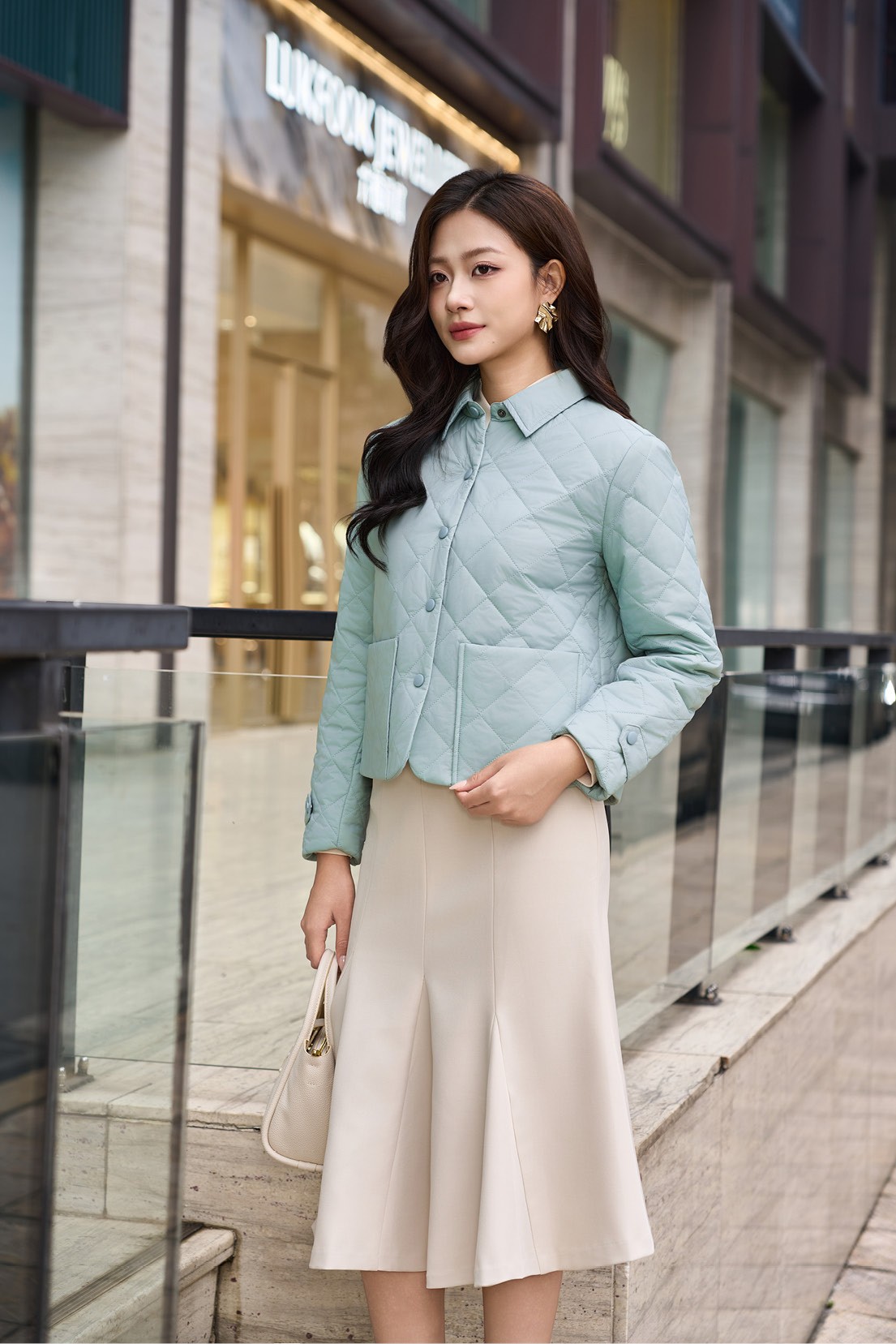 Chân váy đuôi cá nữ 24MF36818042/SP2402