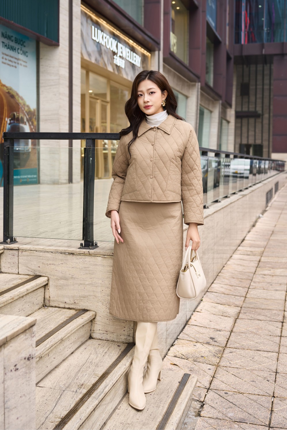 Áo Jacket nữ 3 lớp 251JWS3044/FY2505