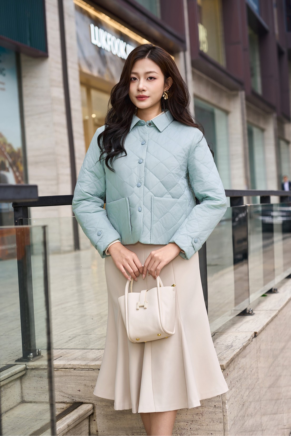 Chân váy đuôi cá nữ 24MF36818042/SP2402