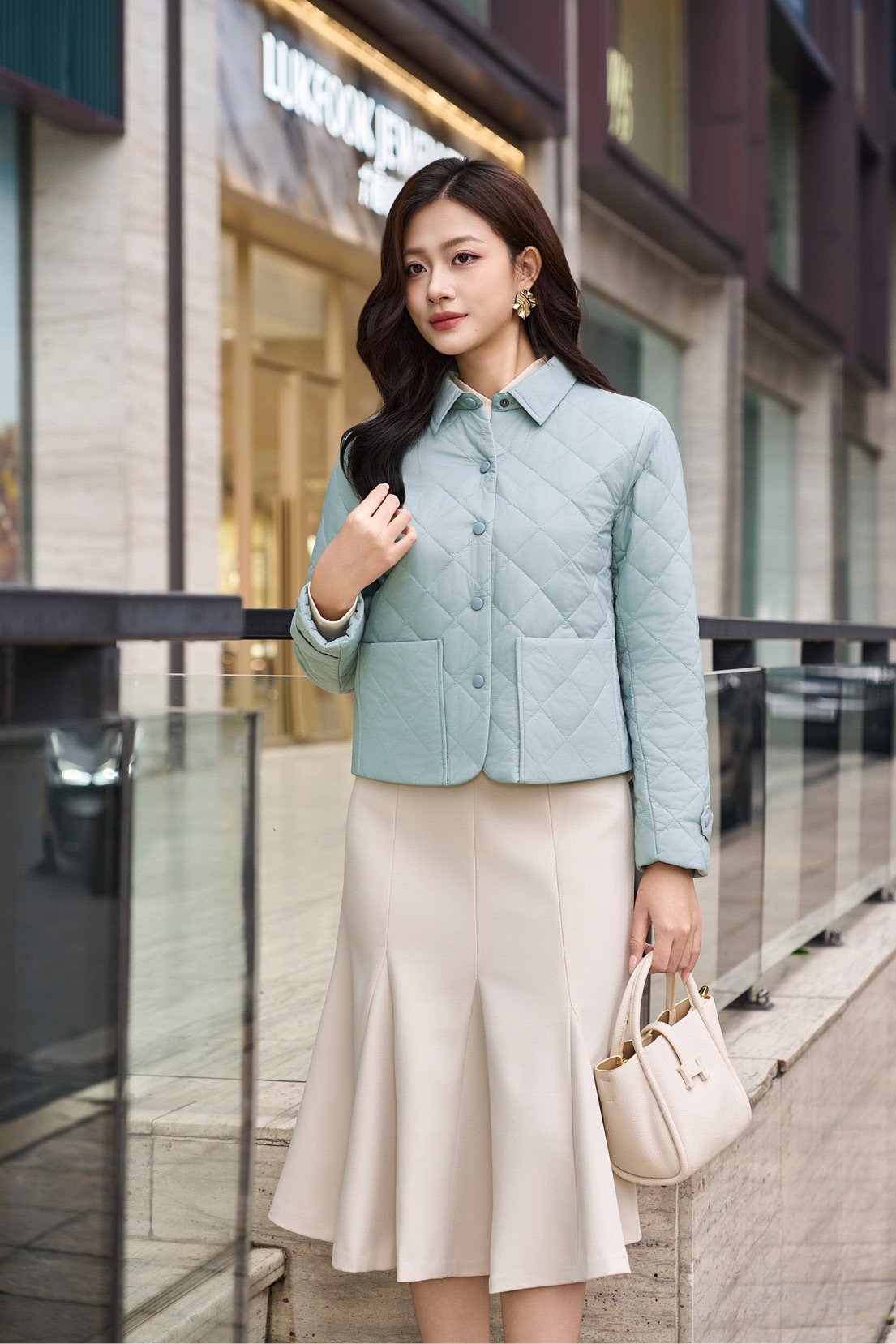 Chân váy đuôi cá nữ 24MF36818042/SP2402