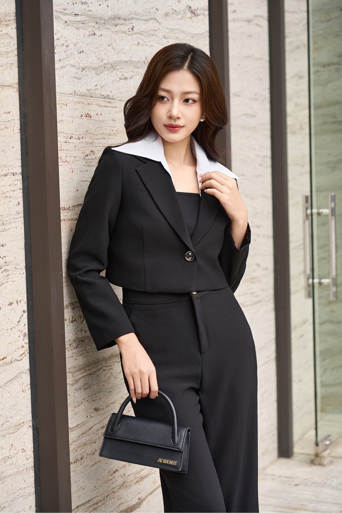 Áo khoác ngắn nữ 25HF6895162/SP2511