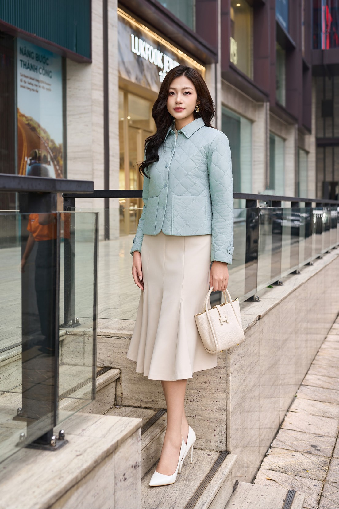 Chân váy đuôi cá nữ 24MF36818042/SP2402