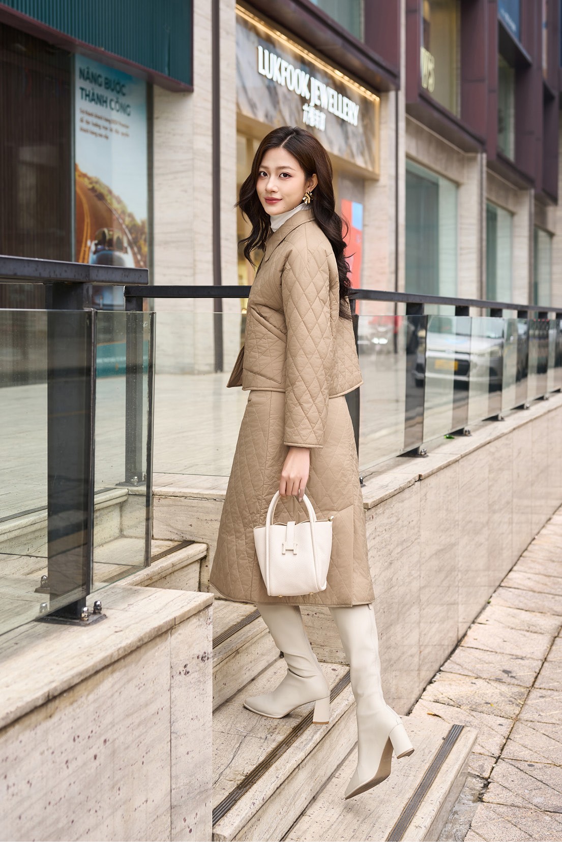Áo Jacket nữ 3 lớp 251JWS3044/FY2505