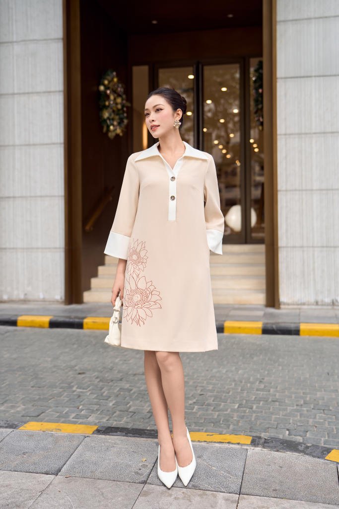Đầm liền nữ 25LF3B6895201/SP2514
