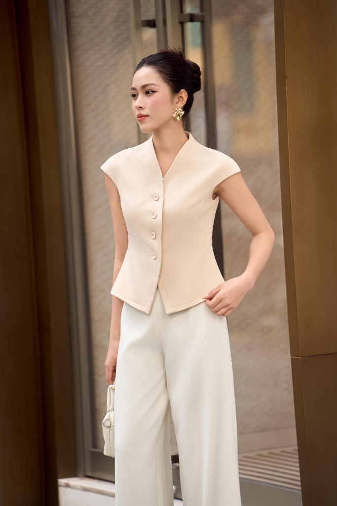 Áo khoác ngắn nữ 25HF26895203/SP2514