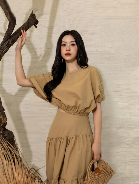 Áo Croptop NT nữ 25SF26896085/SP2507