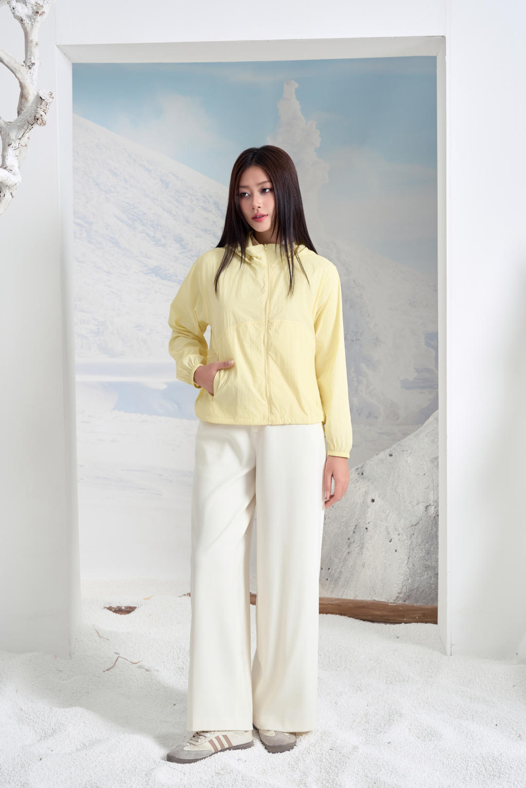 Áo Jacket nữ 1 lớp 251JWS1022/FY2501