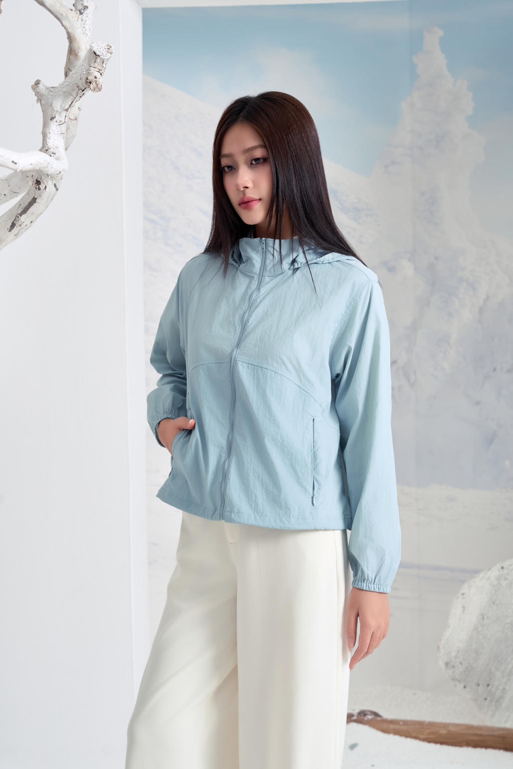 Áo Jacket nữ 1 lớp 251JWS1022/FY2501
