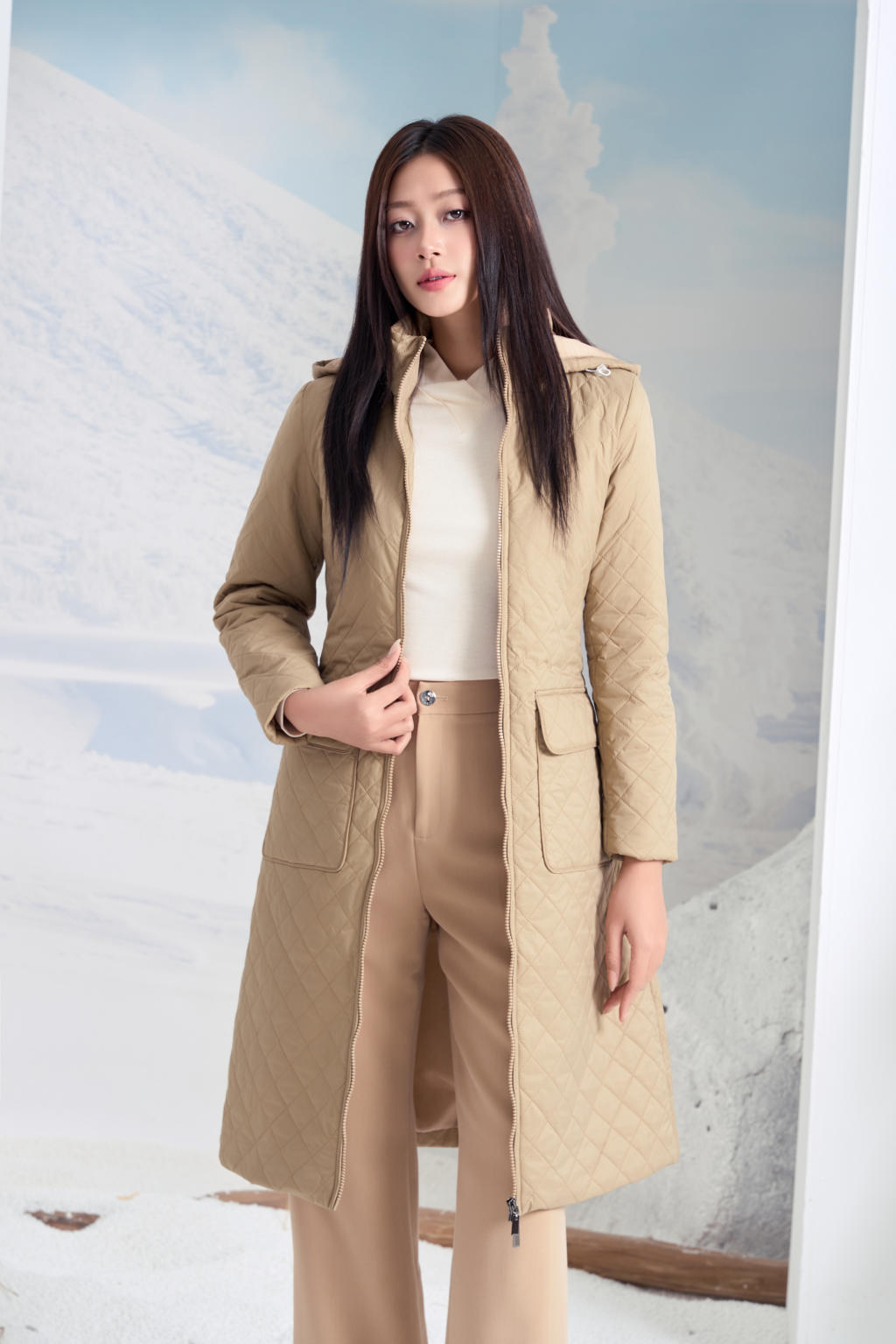 Áo Jacket nữ 3 lớp 251JW3027/FY2505