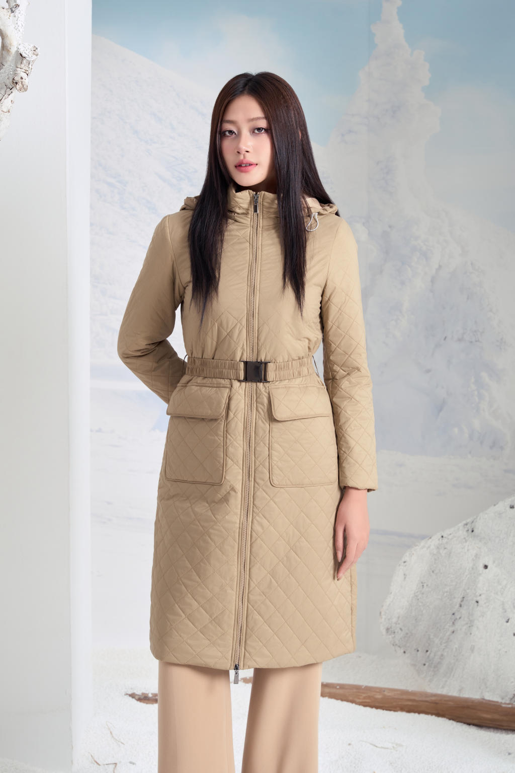 Áo Jacket nữ 3 lớp 251JW3027/FY2505