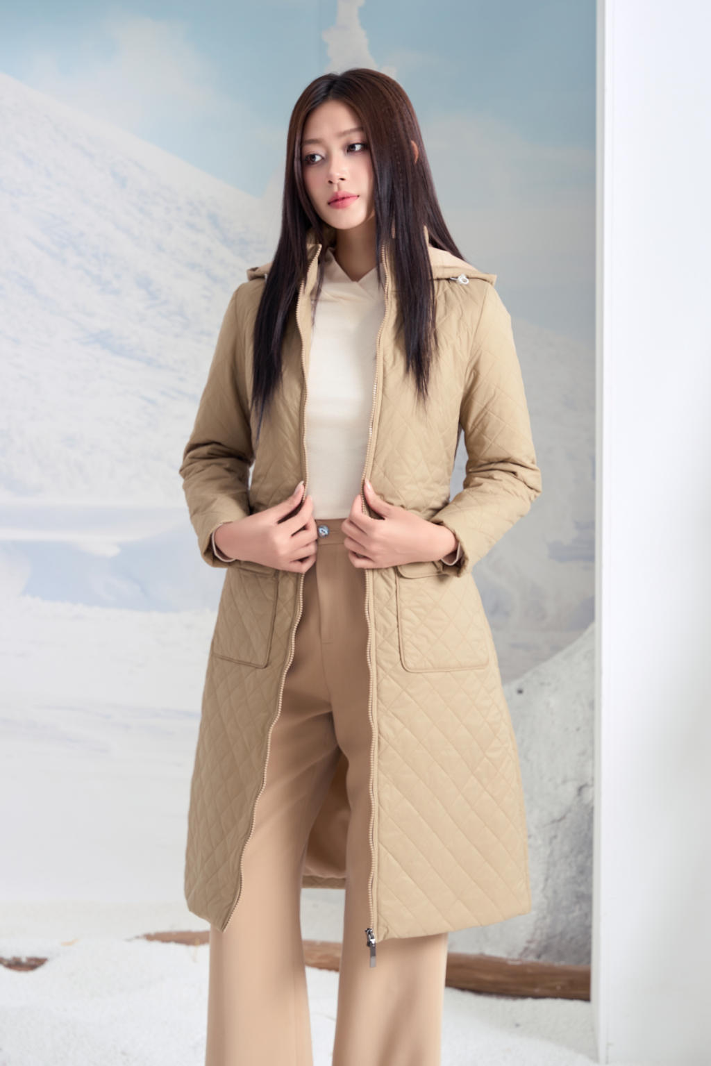 Áo Jacket nữ 3 lớp 251JW3027/FY2505