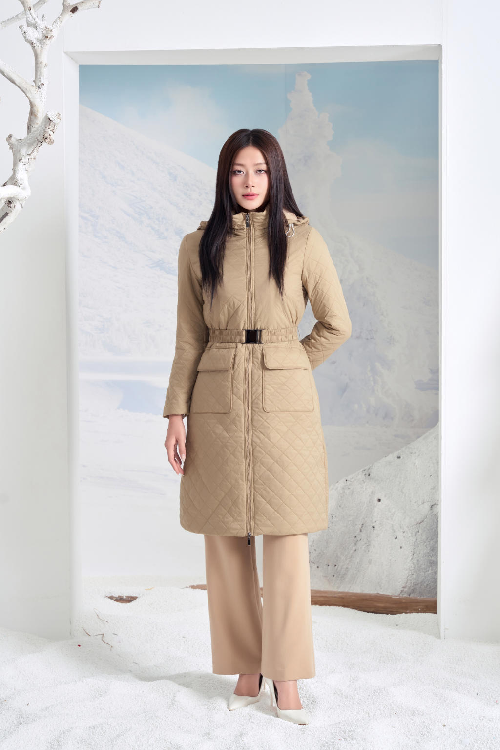 Áo Jacket nữ 3 lớp 251JW3027/FY2505