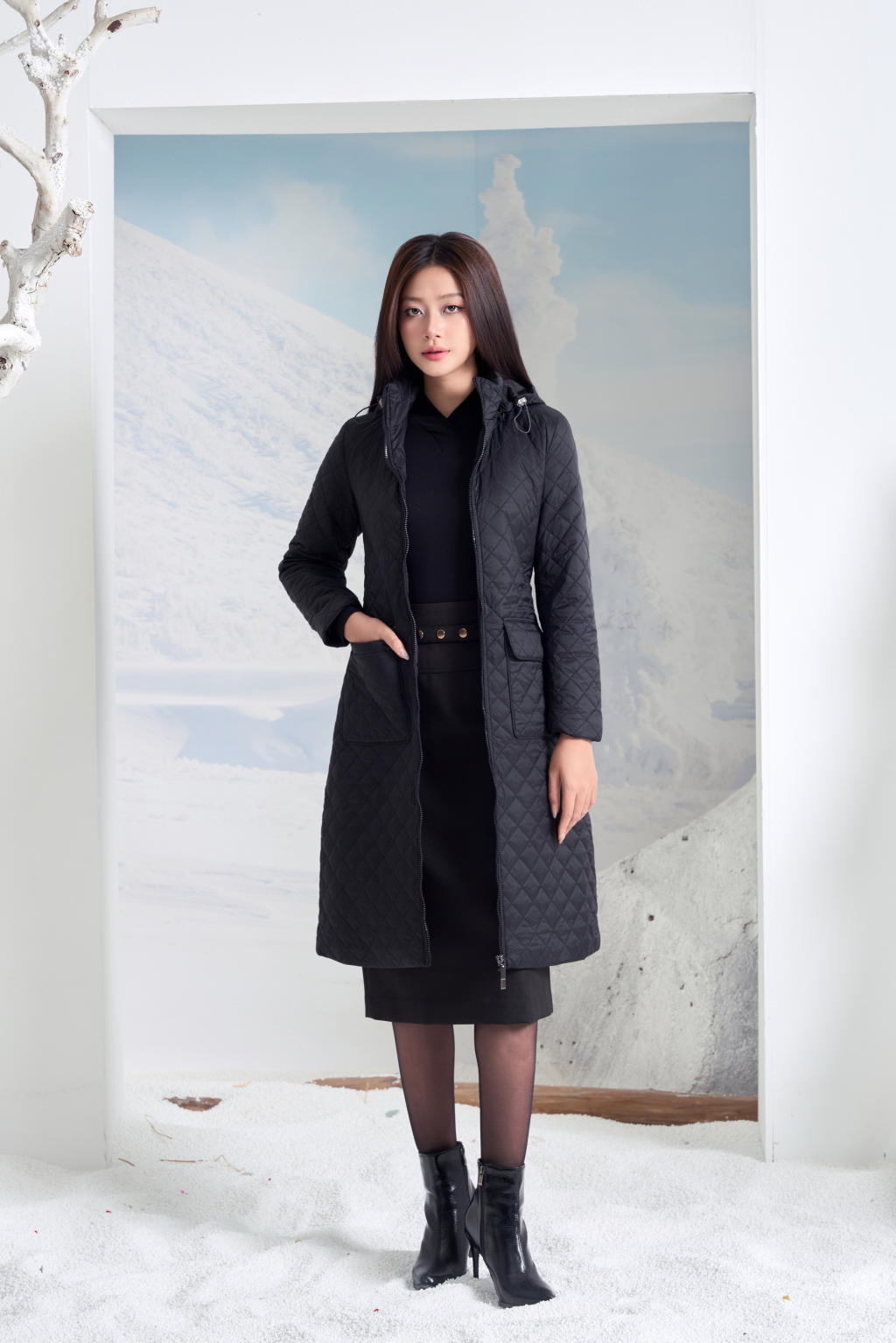 Áo Jacket nữ 3 lớp 251JW3027/FY2505
