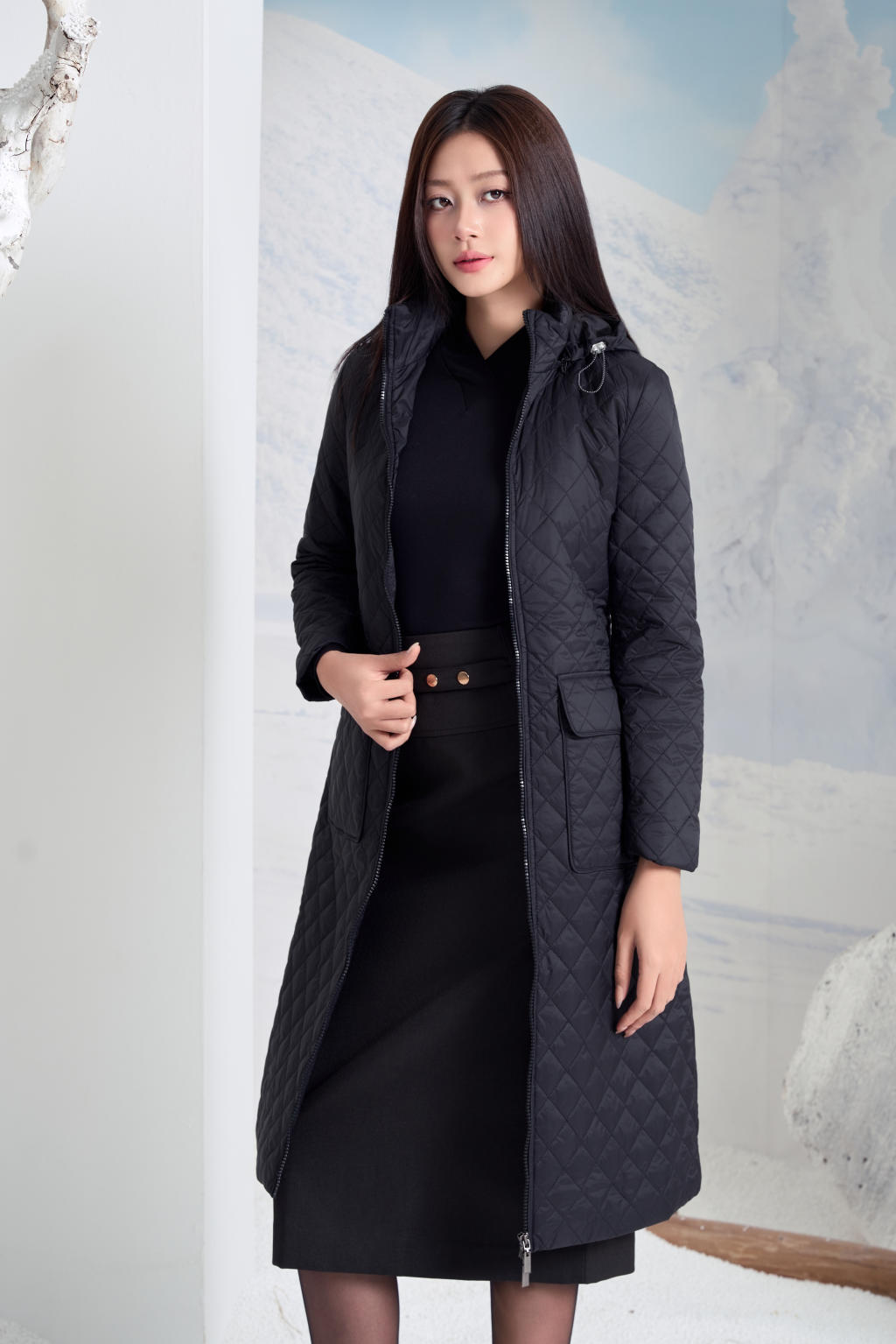 Áo Jacket nữ 3 lớp 251JW3027/FY2505