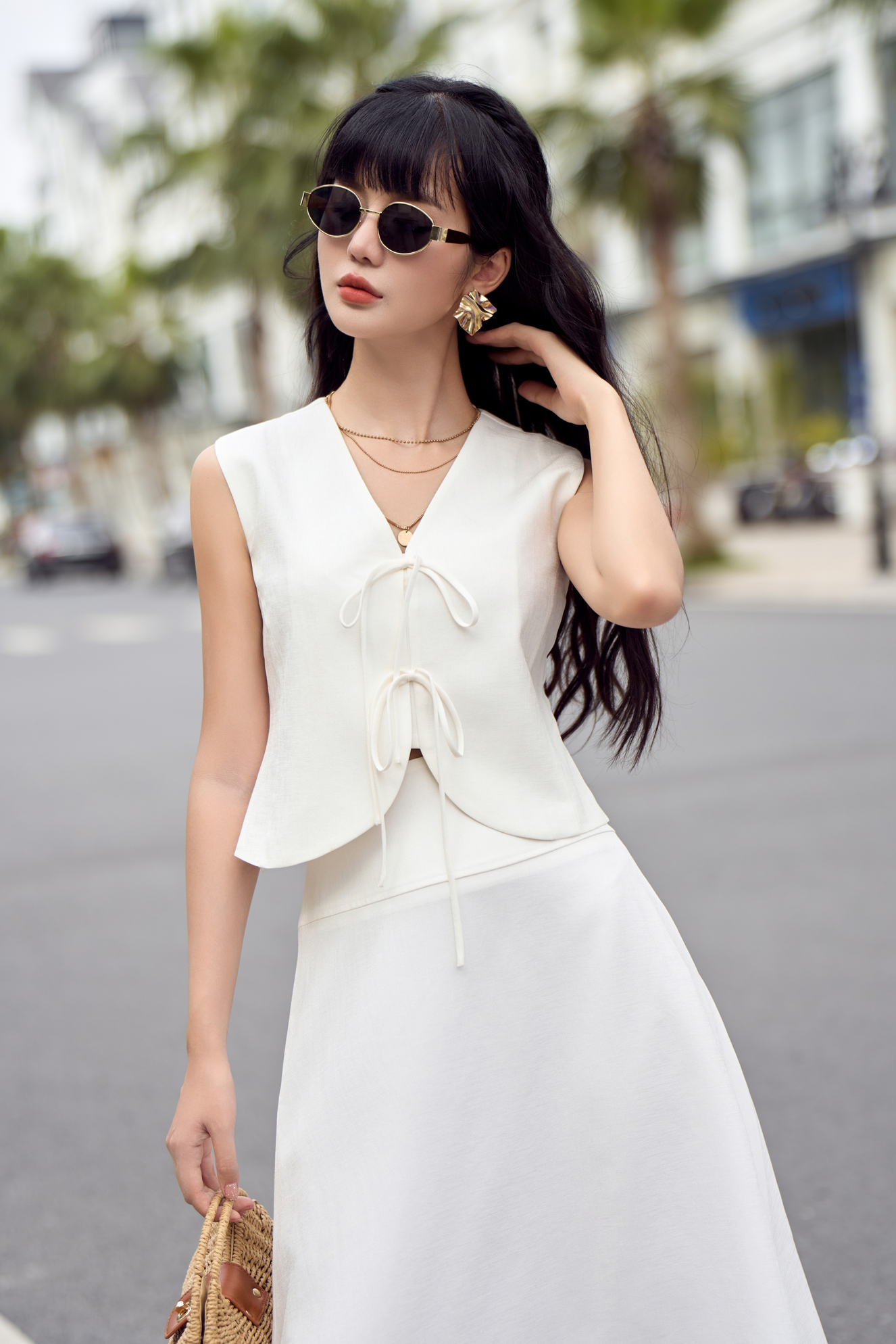 Áo croptop nữ 25SF16816122/SP2506