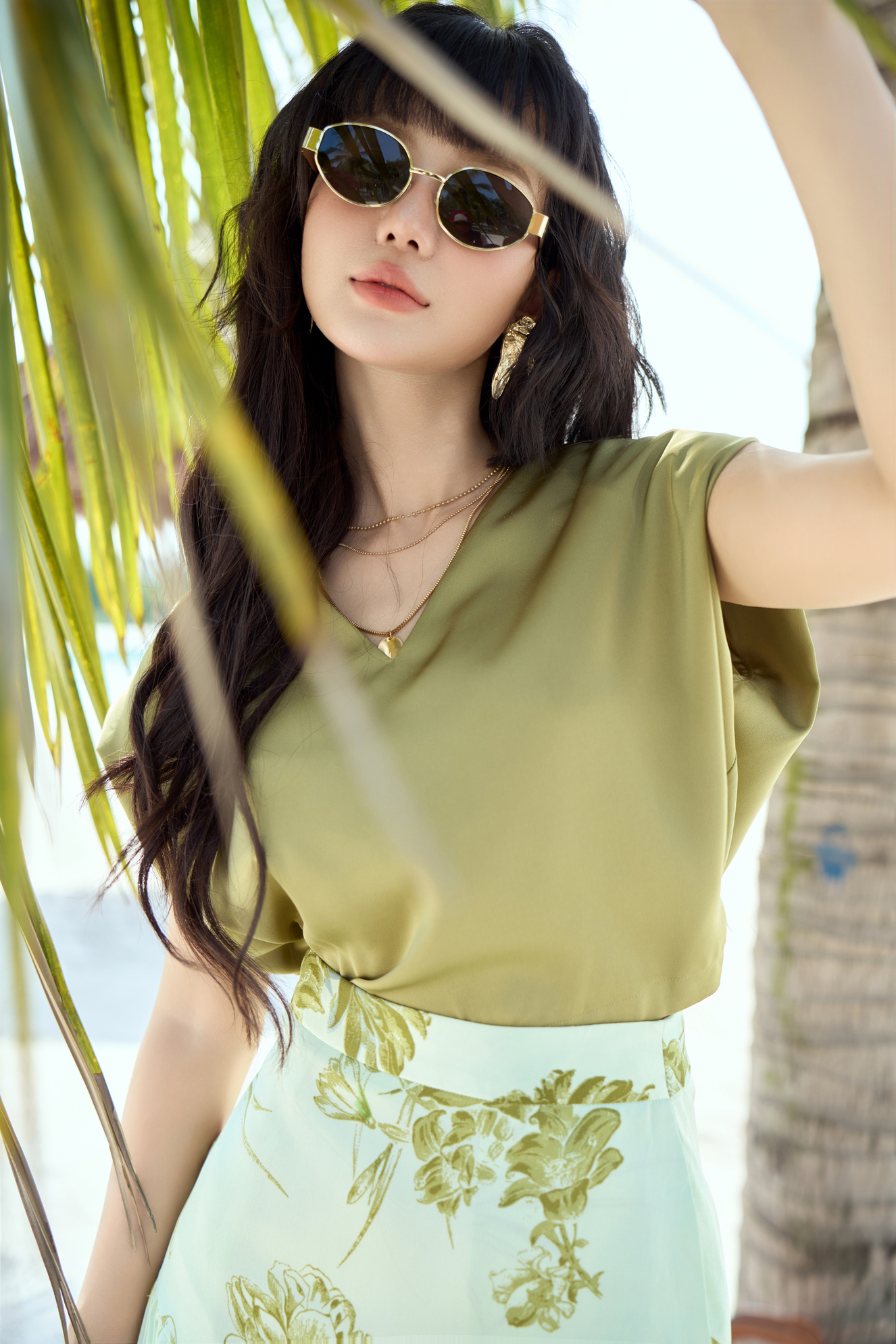 Áo croptop nữ 25SF26816123/SP2506