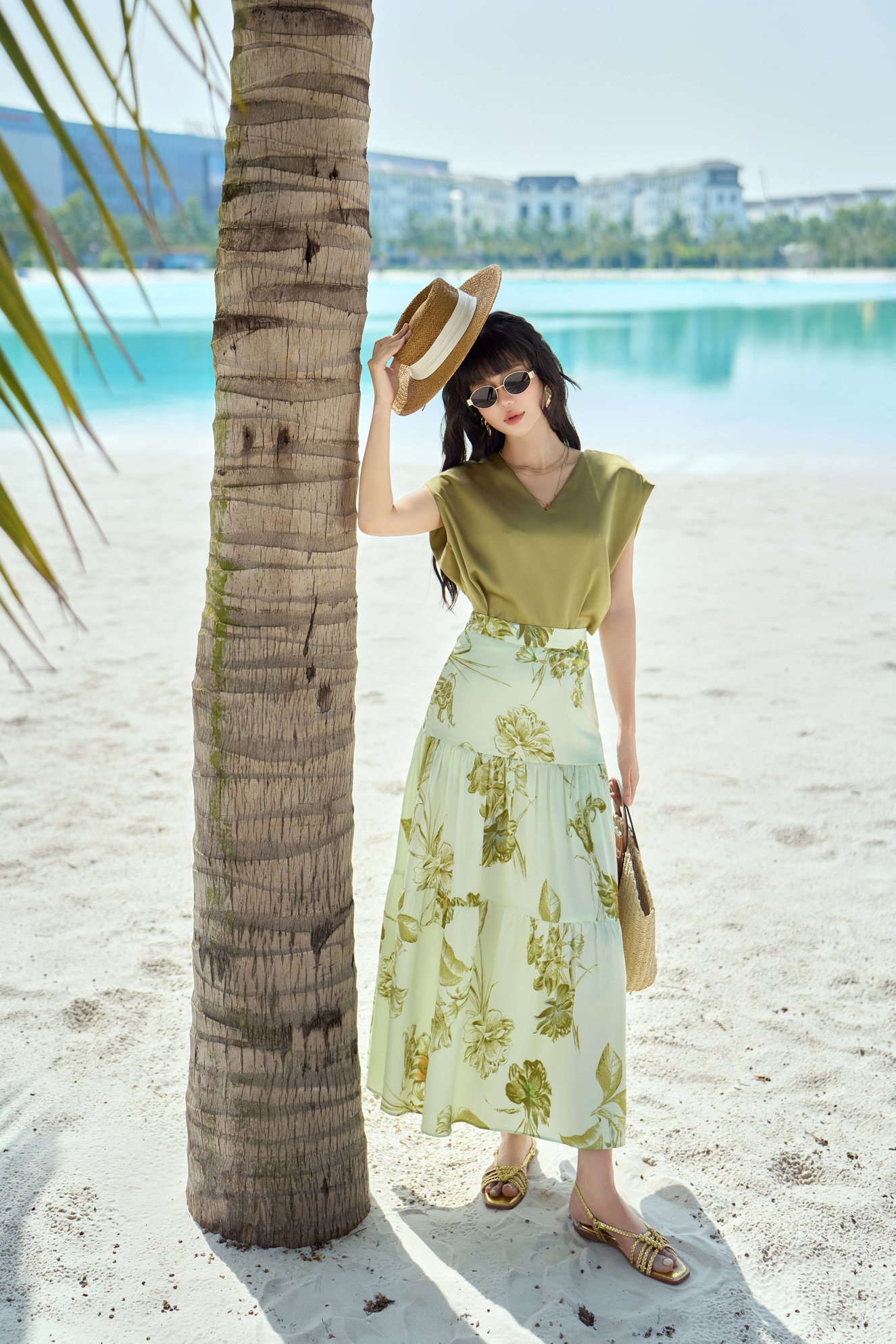 Áo croptop nữ 25SF26816123/SP2506