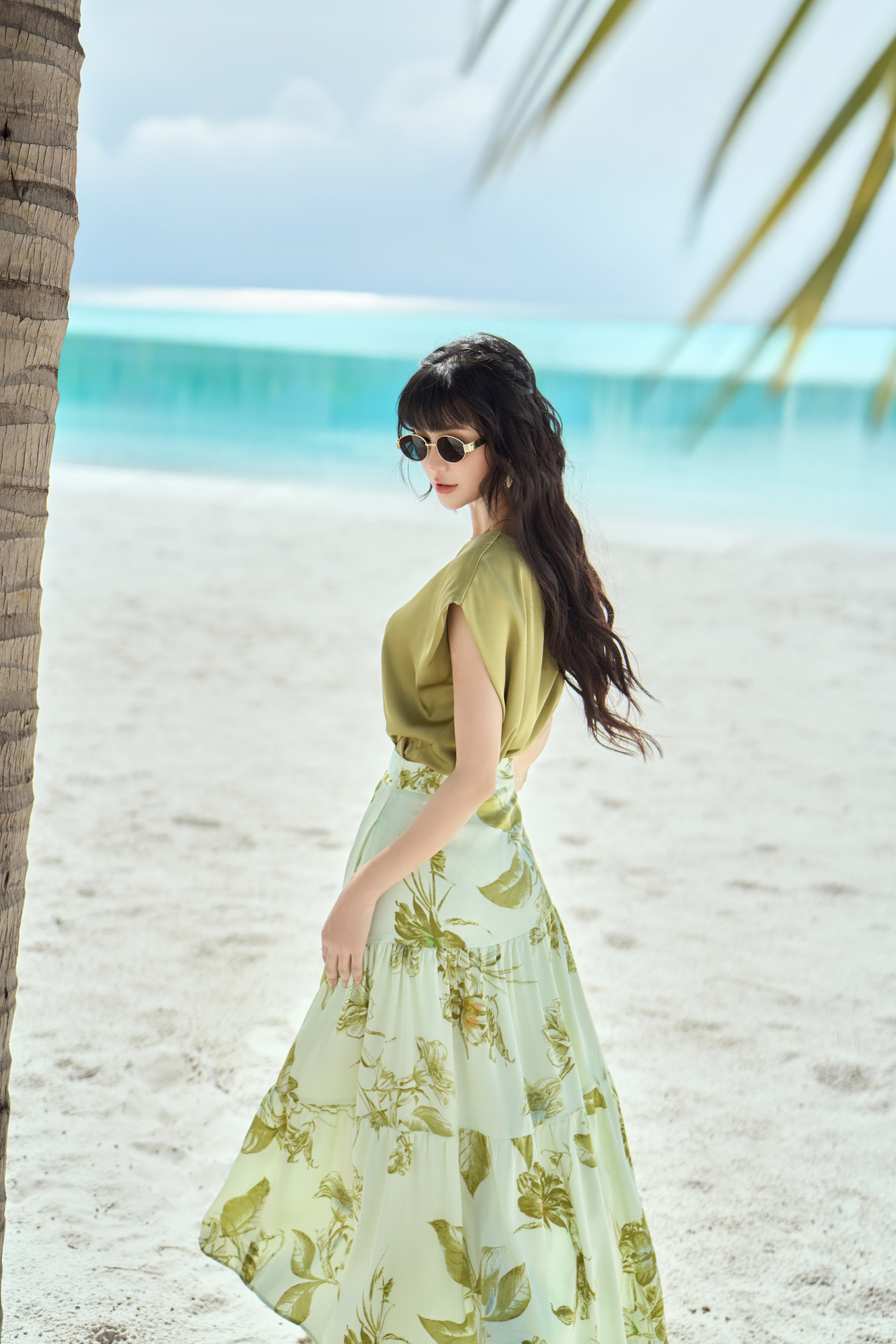 Áo croptop nữ 25SF26816123/SP2506