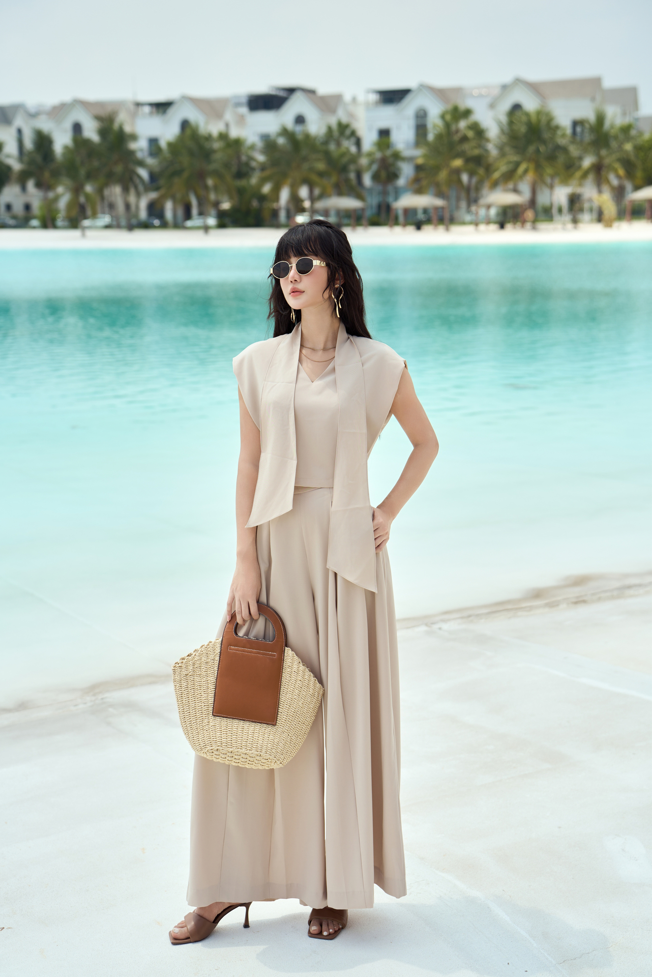 Áo croptop nữ 25SF26816136/SP2506