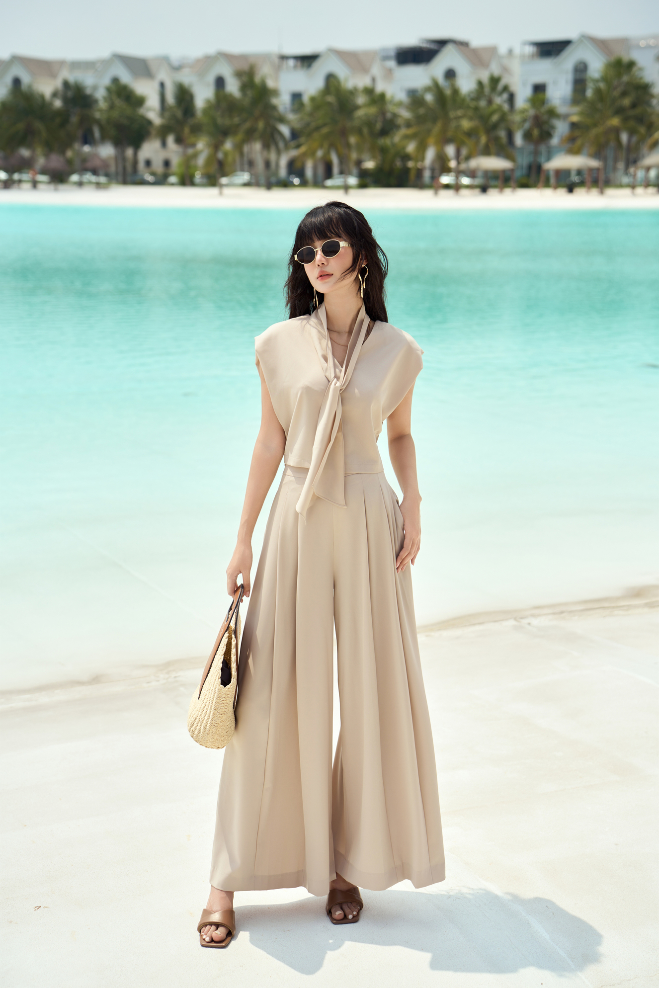 Áo croptop nữ 25SF26816136/SP2506