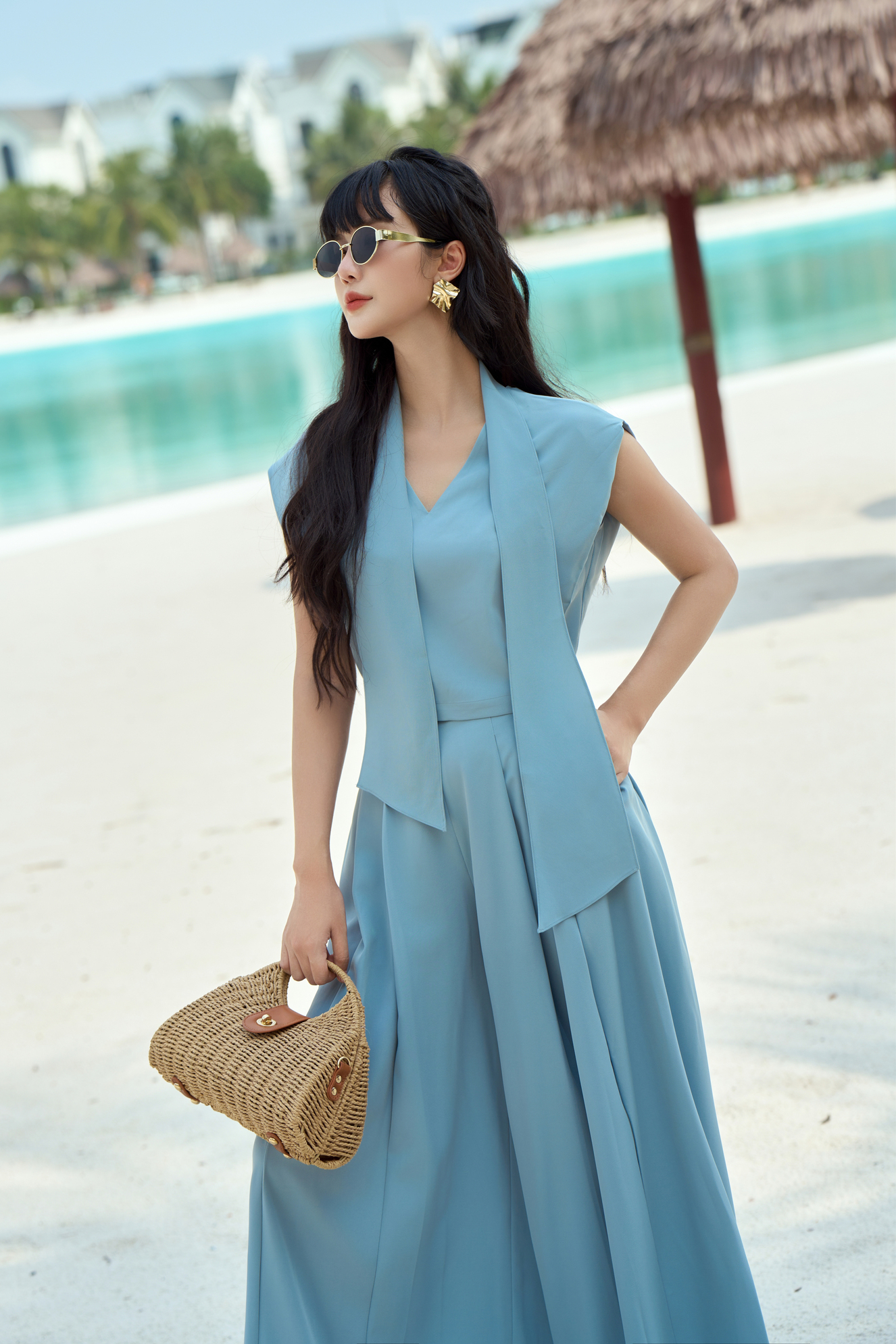 Áo croptop nữ 25SF26816136/SP2506