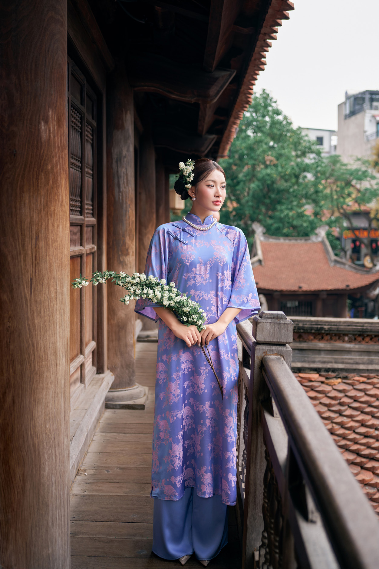Áo dài nữ 25LF3B6895246/SP2518A