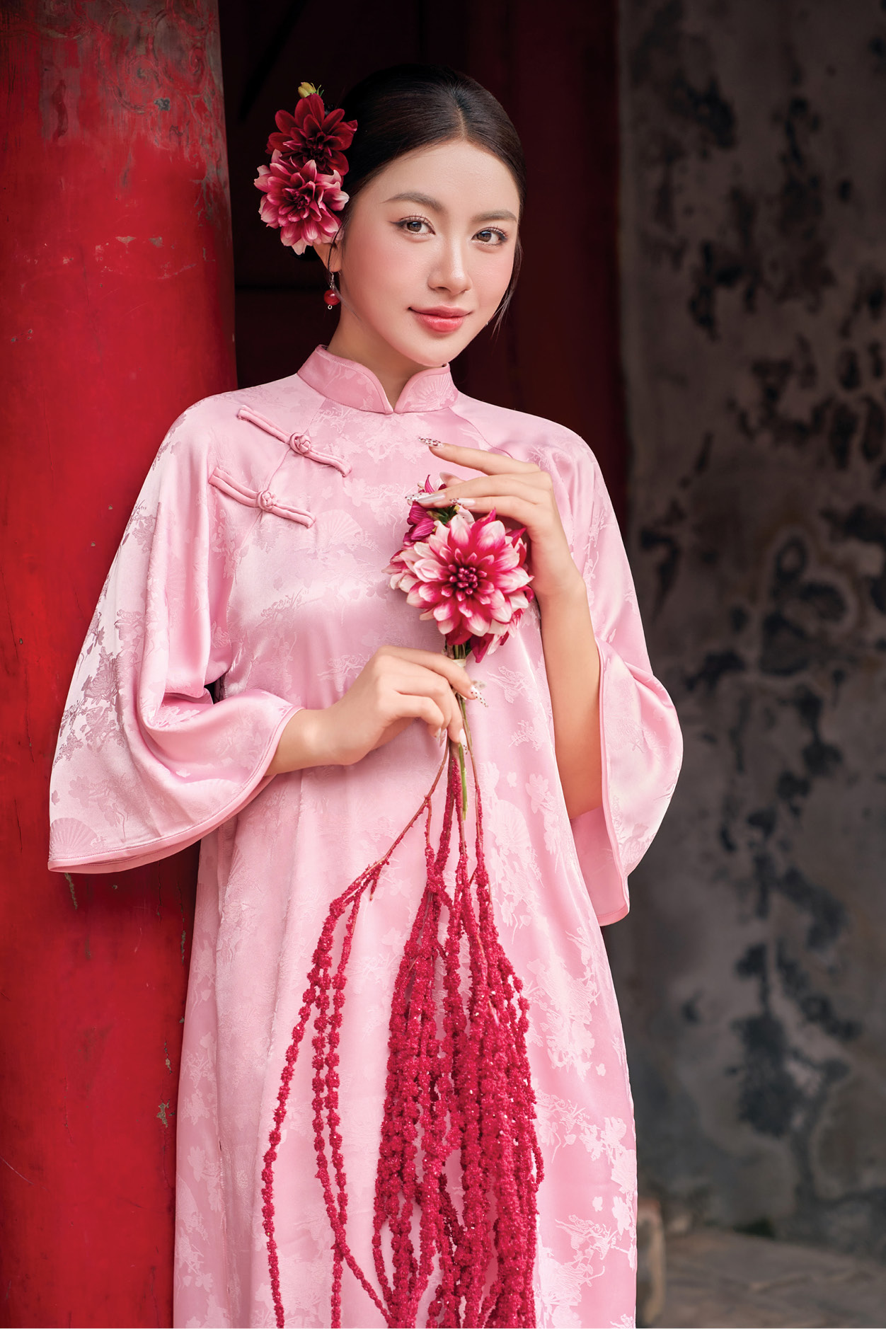 Áo dài nữ 25LF3B6895246/SP2518A
