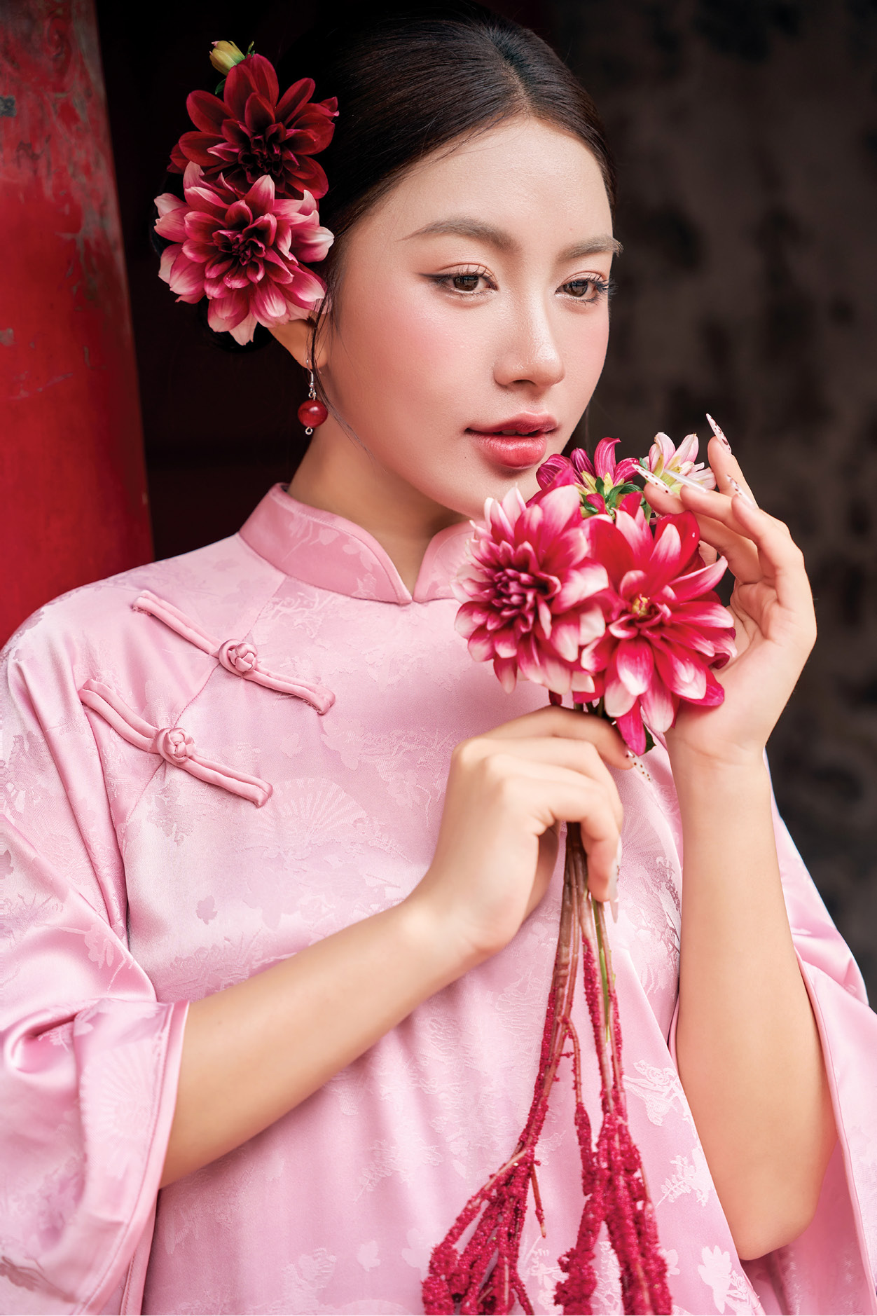 Áo dài nữ 25LF3B6895246/SP2518A