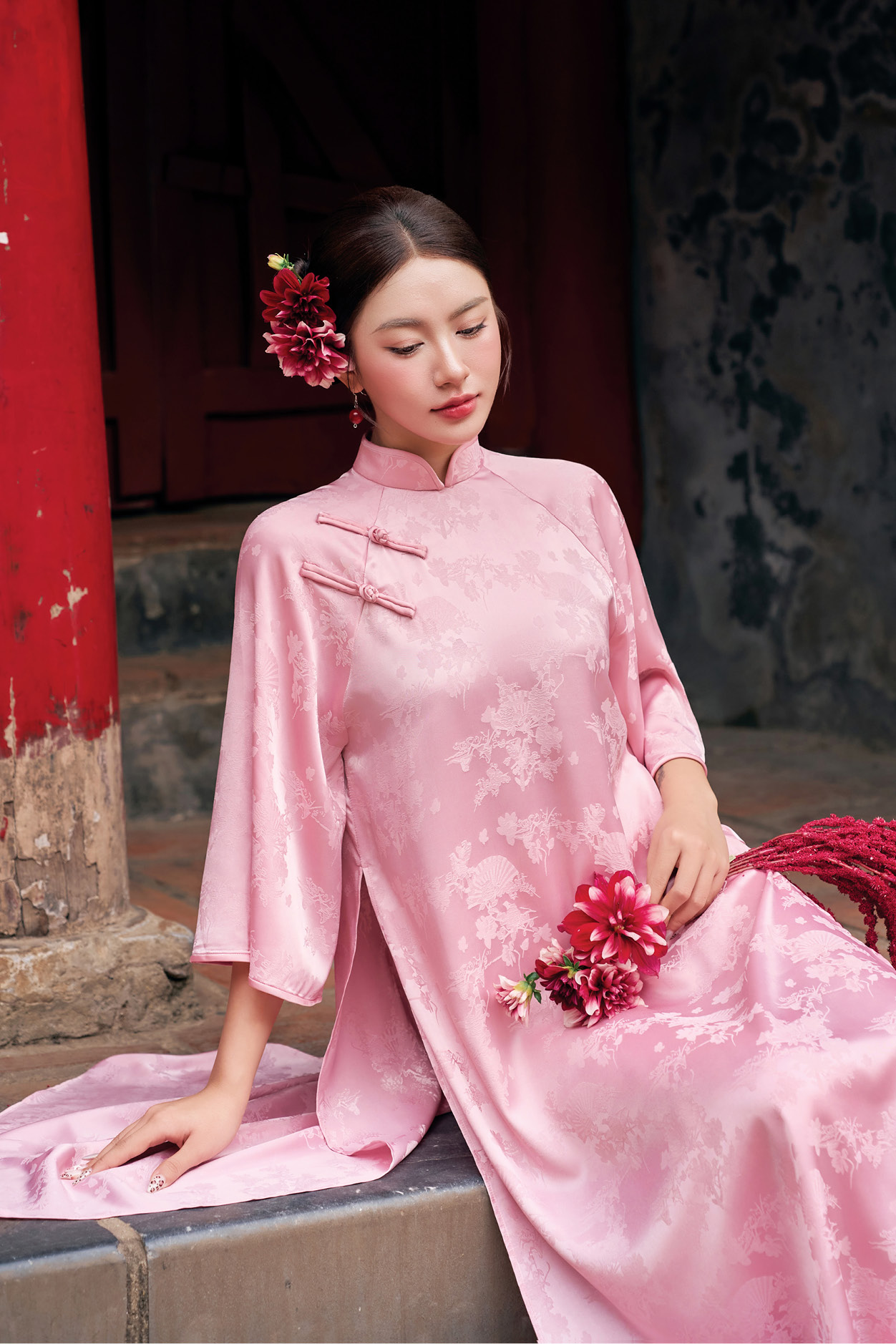 Áo dài nữ 25LF3B6895246/SP2518A