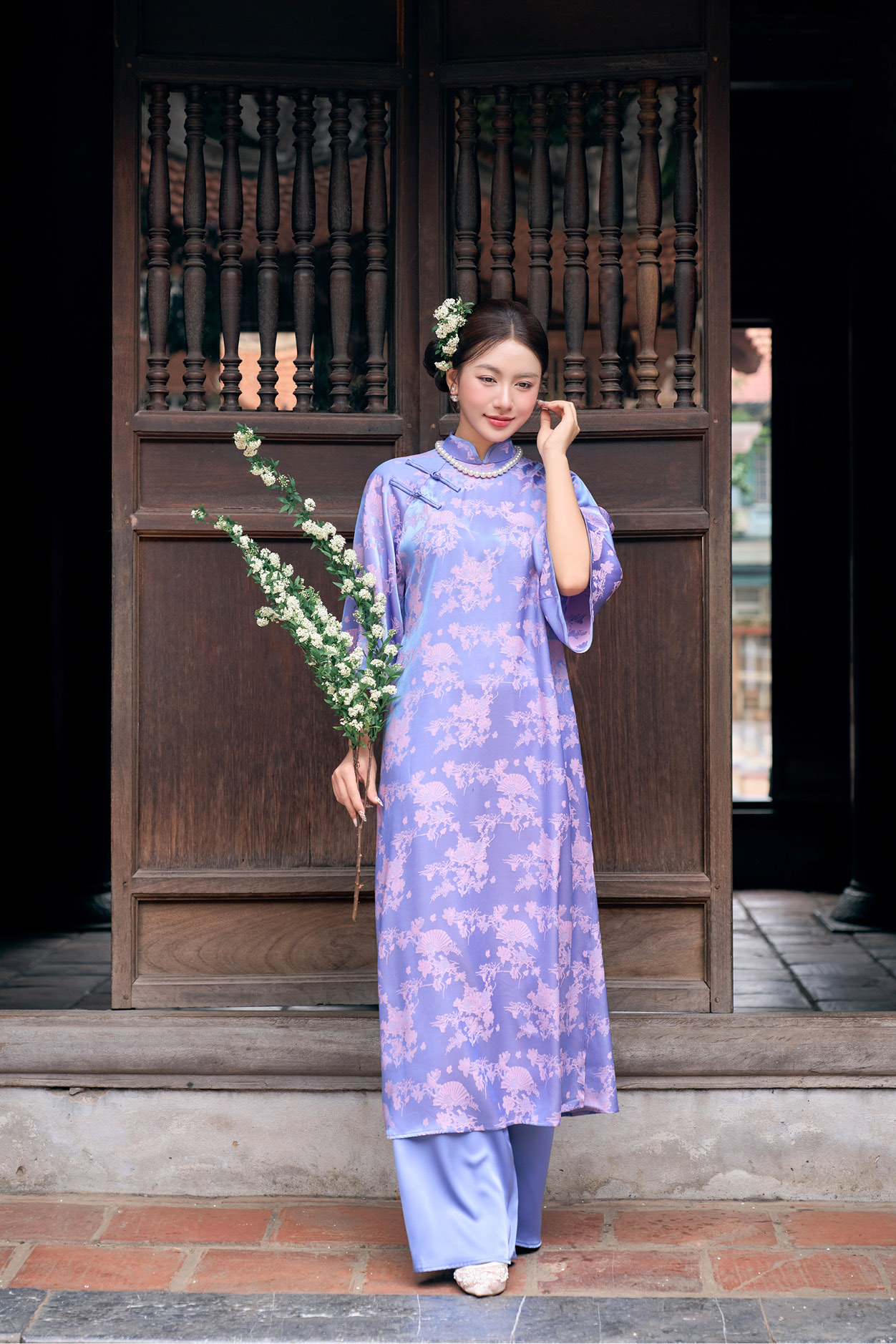 Áo dài nữ 25LF3B6895246/SP2518A