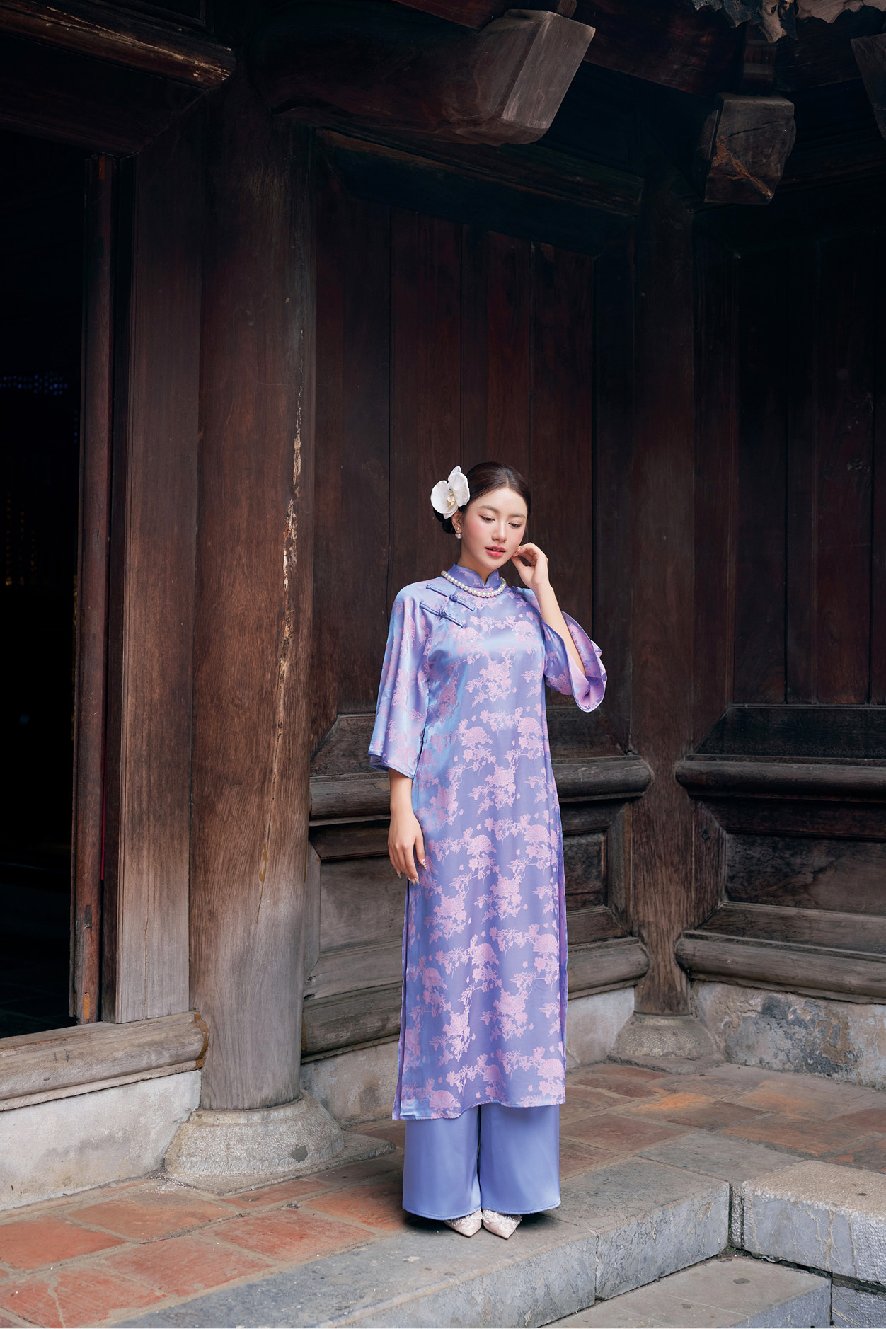 Áo dài nữ 25LF3B6895246/SP2518A